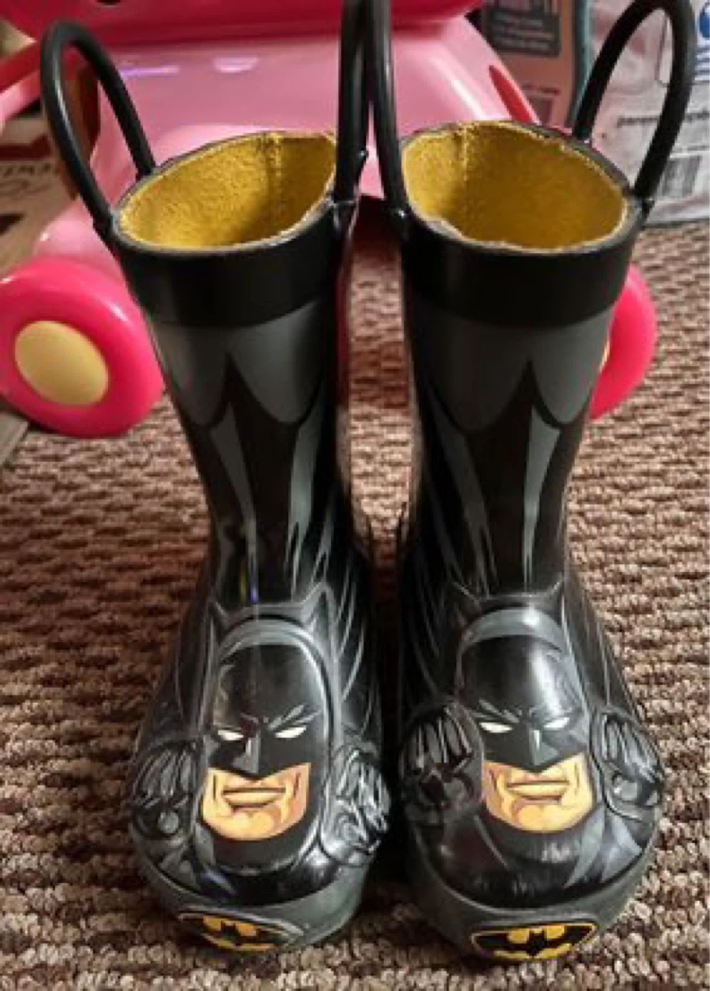 Batman Rain Boots Size 8