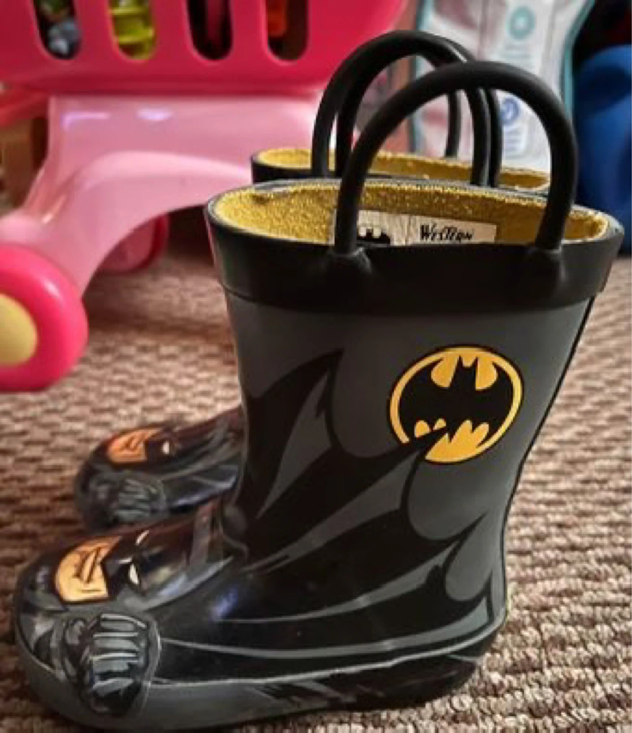 Batman Rain Boots Size 8 - photo 2