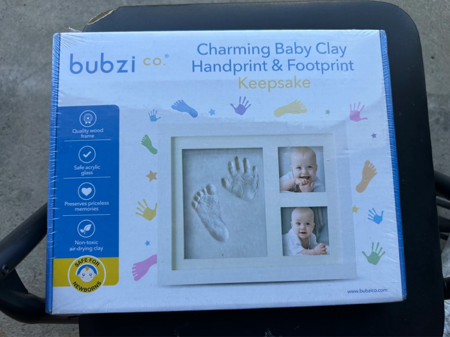 Bubzi Co. Baby Handprint & Footprint Keepsake Kit