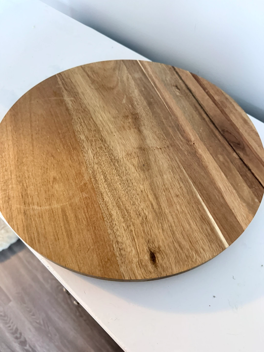 Round Wooden lazy Susan