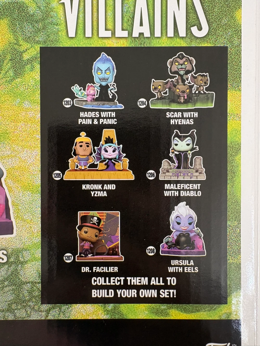 Disney Villains Assemble Figures! Funko Pop!