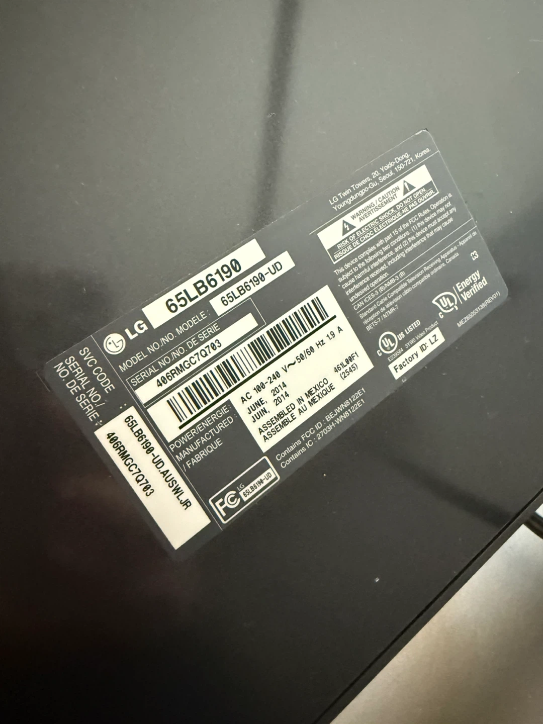 LG 65" Smart LED TV - photo 4