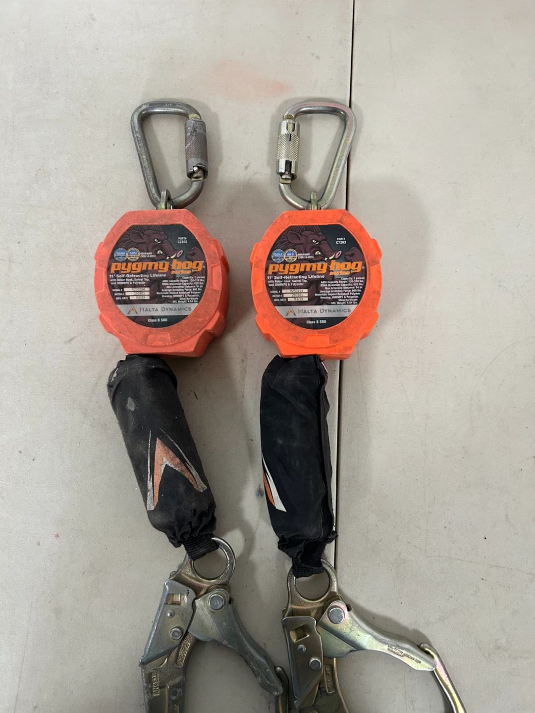 Malta Dynamics Pygmy Hog 11' Self-Retracting Lifeline Set