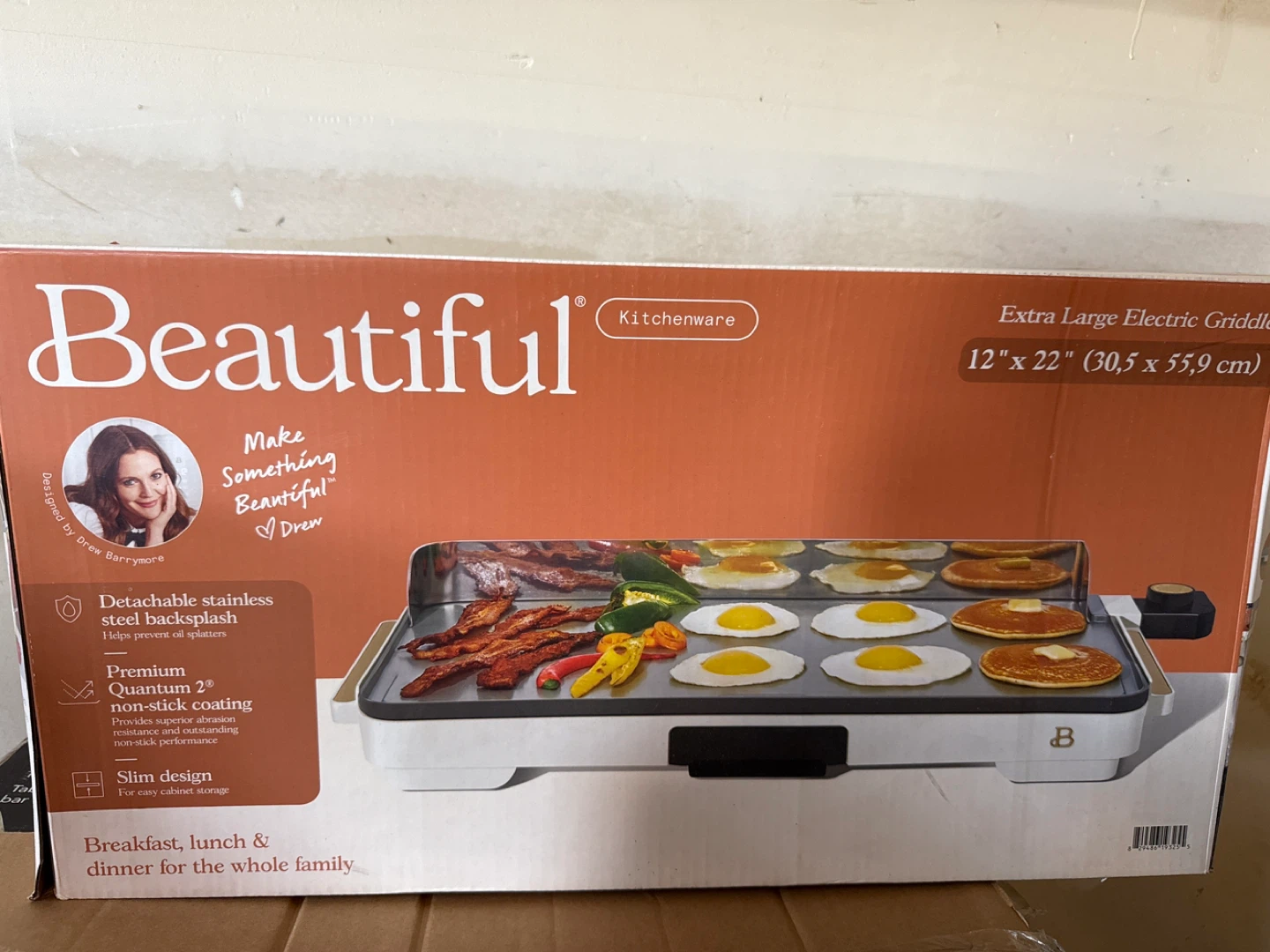 Beautiful 12" x 22" Extra Large Electric Griddle - photo 2