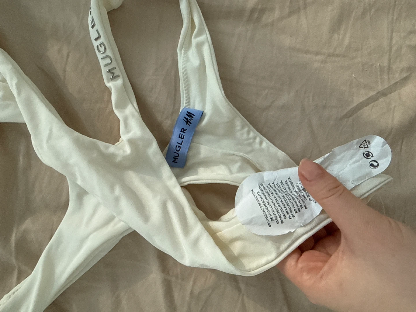 New Mugler White One-Piece Swimsuit - photo 5