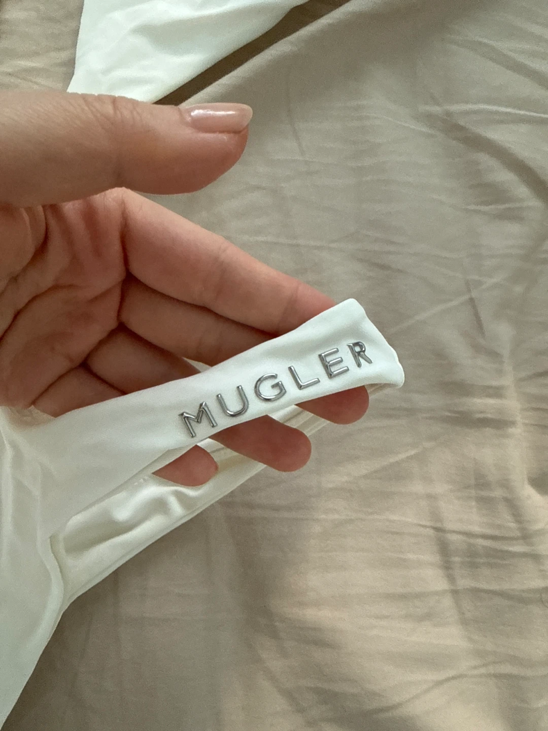 New Mugler White One-Piece Swimsuit - photo 4