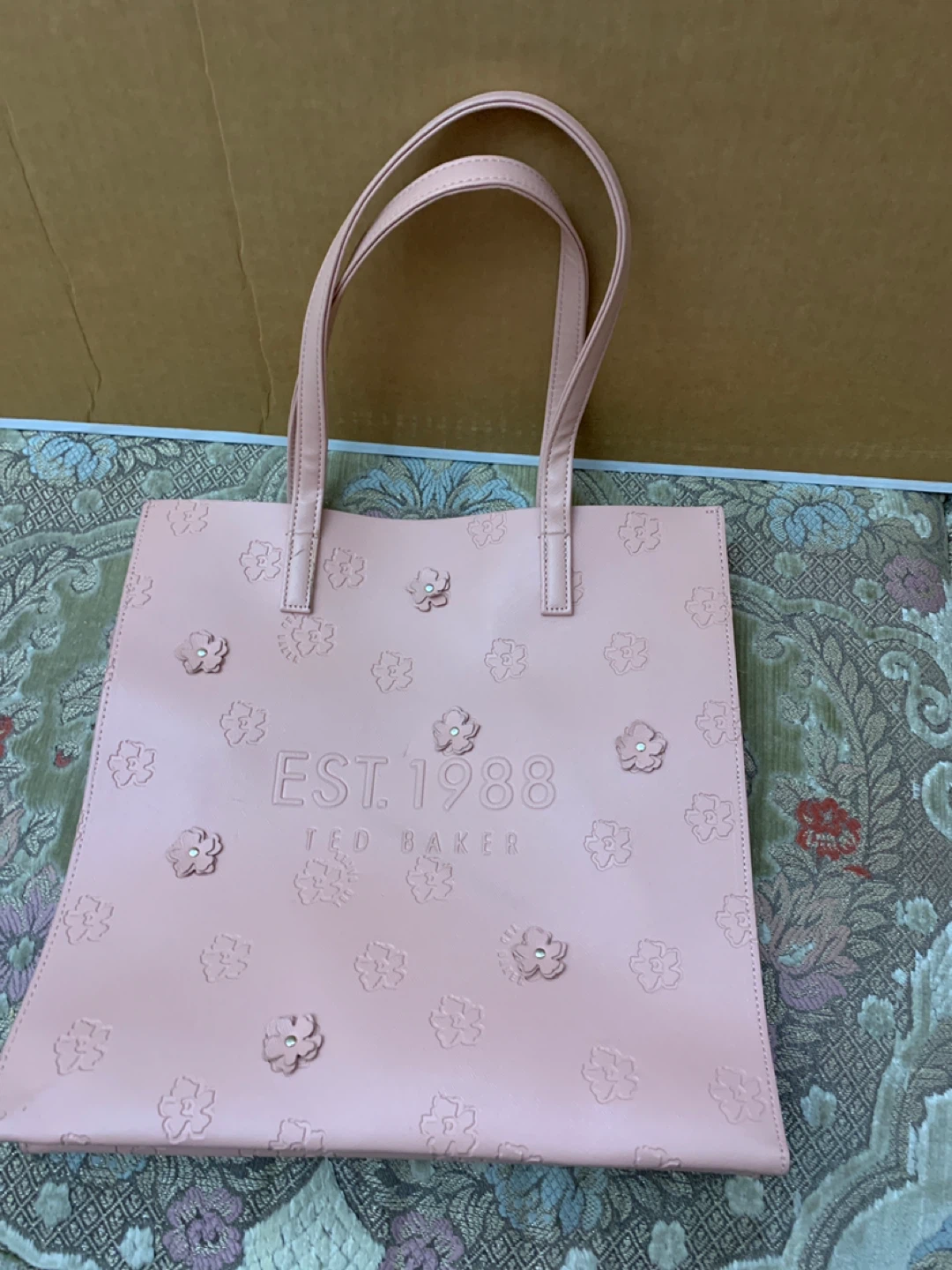 Ted Baker Pink Floral Tote Bag