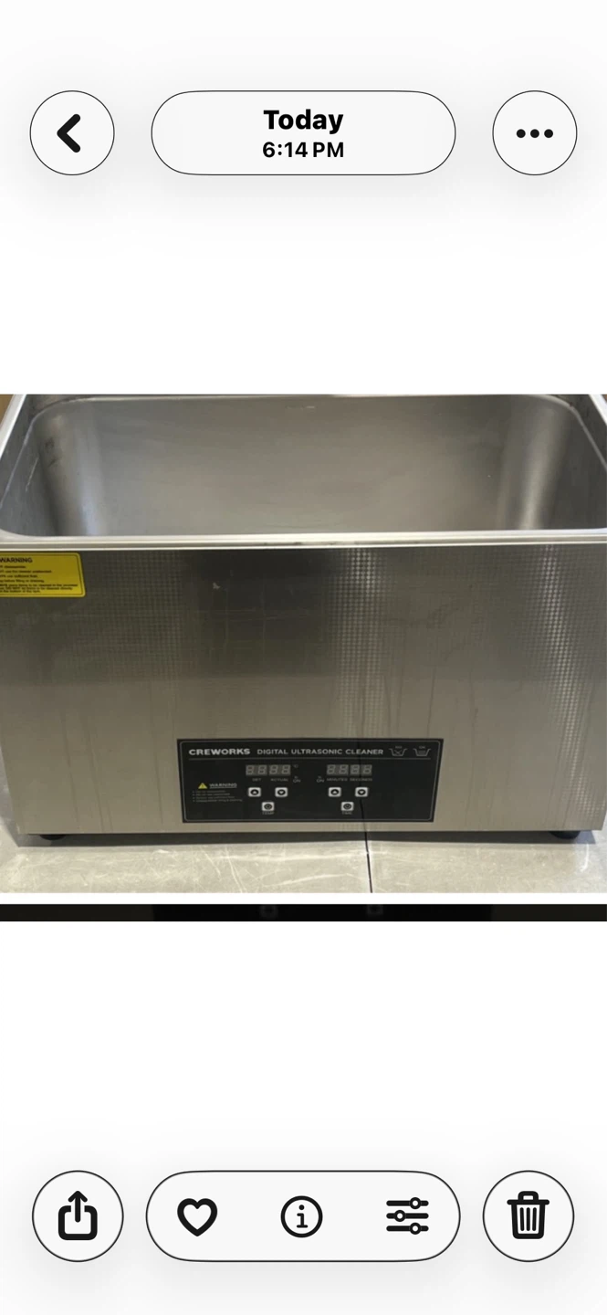 CREWORKS Digital Ultrasonic Cleaner