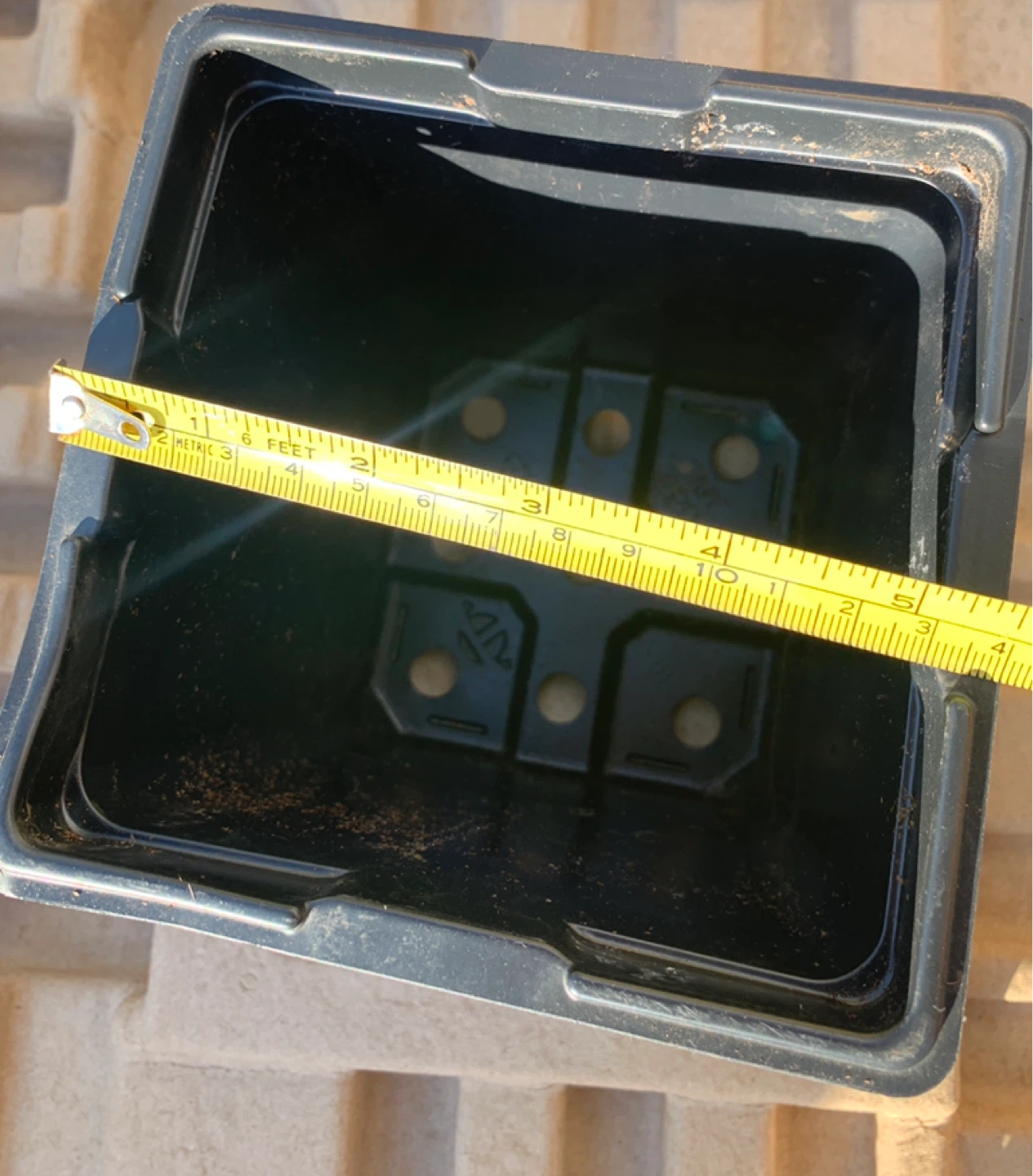 Black Plastic Plant Pot, 3 for $1 - photo 2