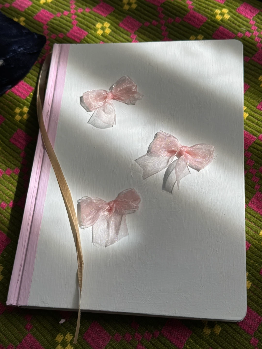 coquette notebook and daily planner