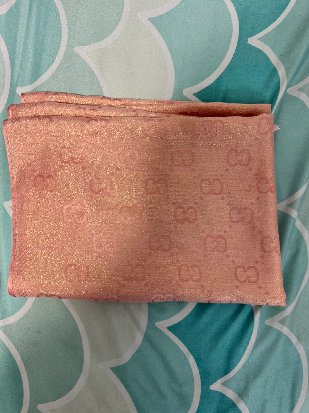 Gucci GG Monogram Pink Scarf - photo 2