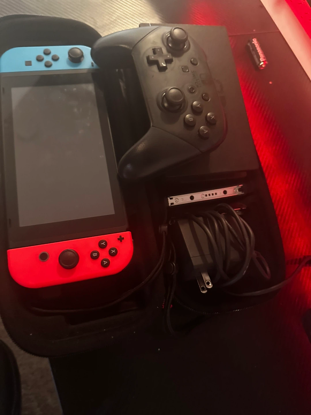 Nintendo Switch Console with Pro Controller and Accessories - photo 2