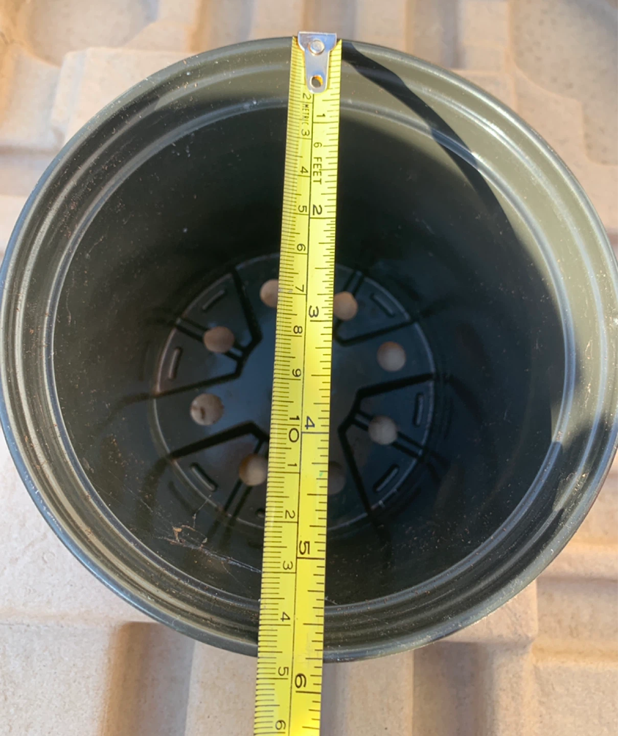 Plastic Plant Pots , 3 for $1,- Orange - photo 2
