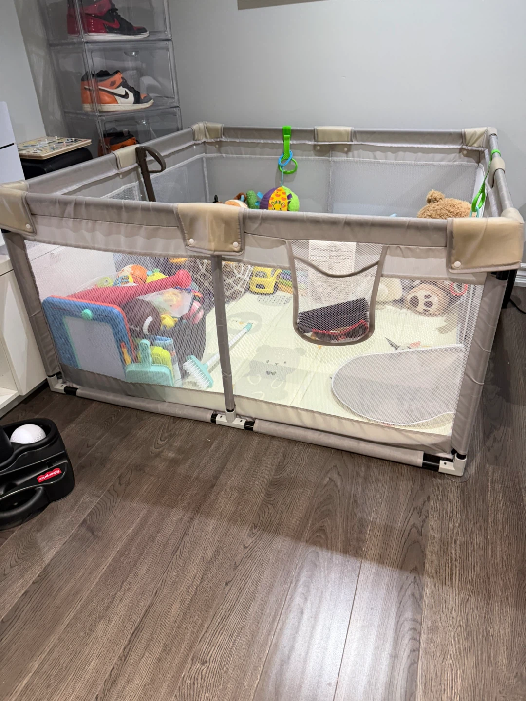 Baby Playpen with Mat, 47x47x27inch - photo 2