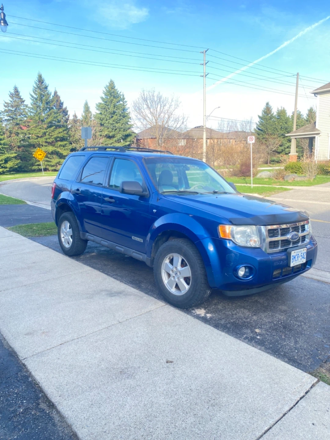 Blue Ford Escape SUV