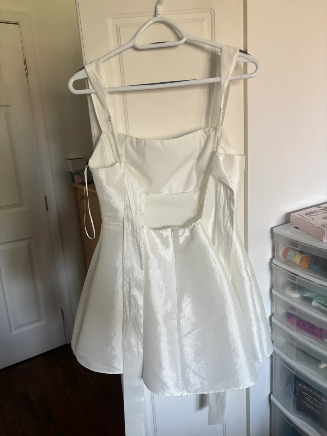LENA White Dress Size M - photo 2