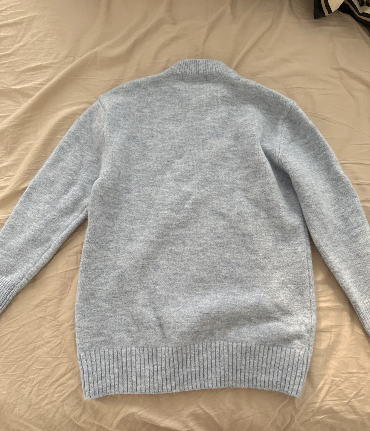 NōMe Light Blue Mock Neck Sweater - photo 4