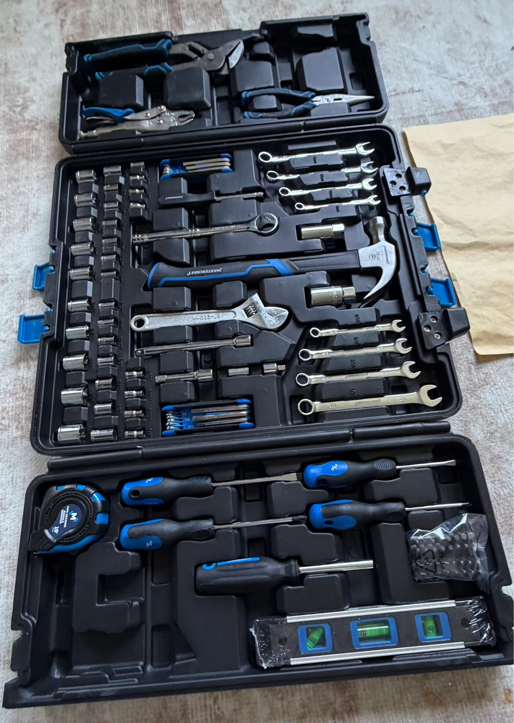 Mastercraft Home Repair Tool Set, Carry Case, 116-pc - photo 2