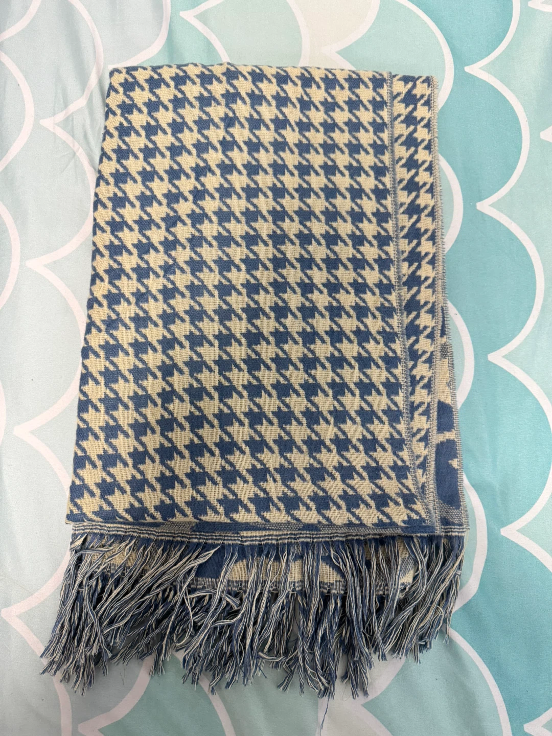 Houndstooth and Camo Pattern Scarf - photo 2