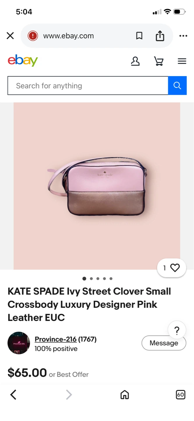 Kate Spade Pink and Gold Crossbody Bag - photo 4