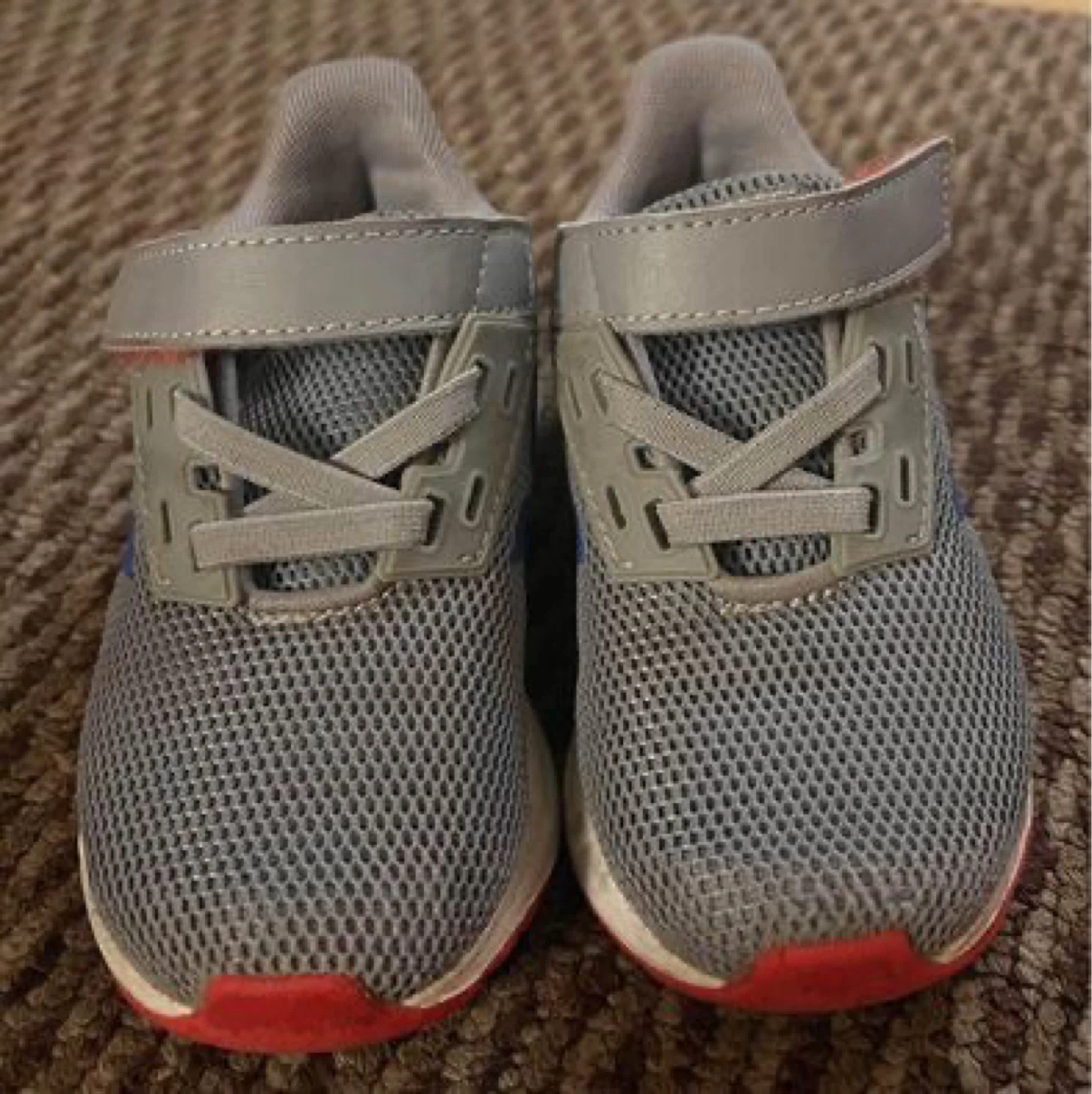Adidas Kids Running Shoes Grey Blue