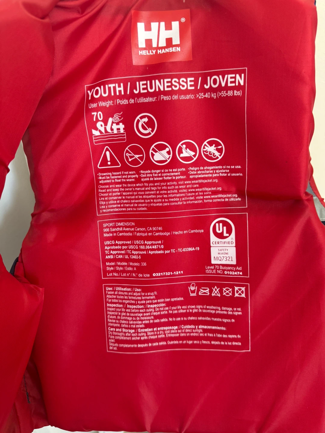 Helly Hansen Youth Buoyancy Aid Vest - photo 2