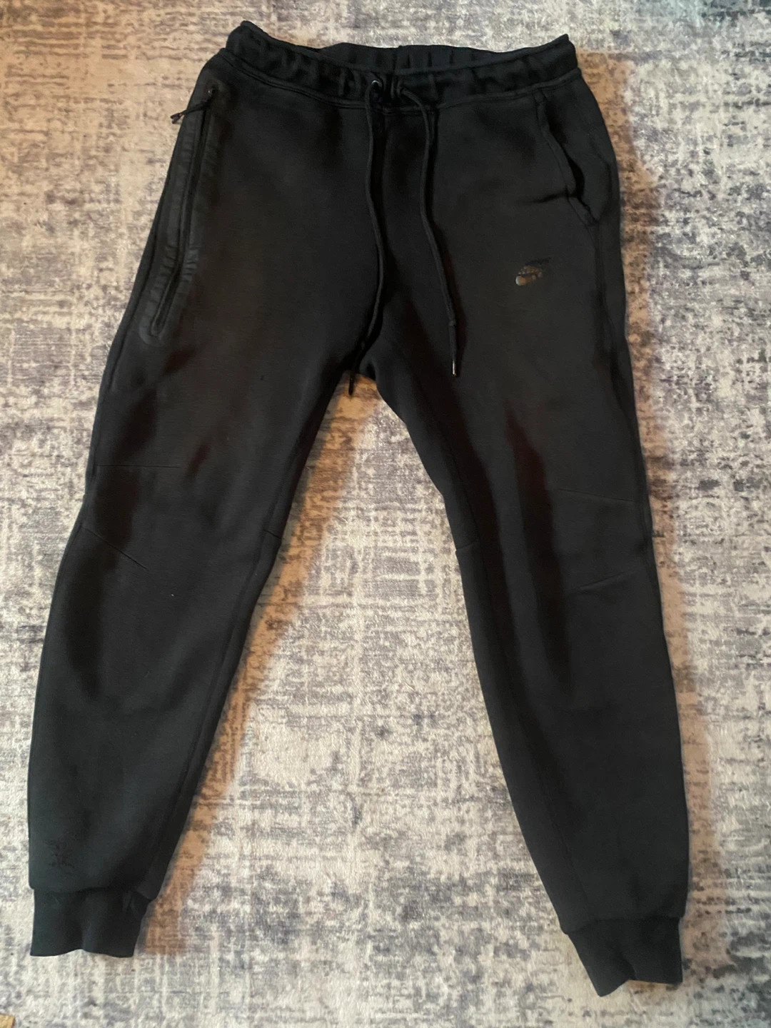 Nike Tech Fleece Full Zip Hoodie & Joggers Set - Black - Size M - photo 4