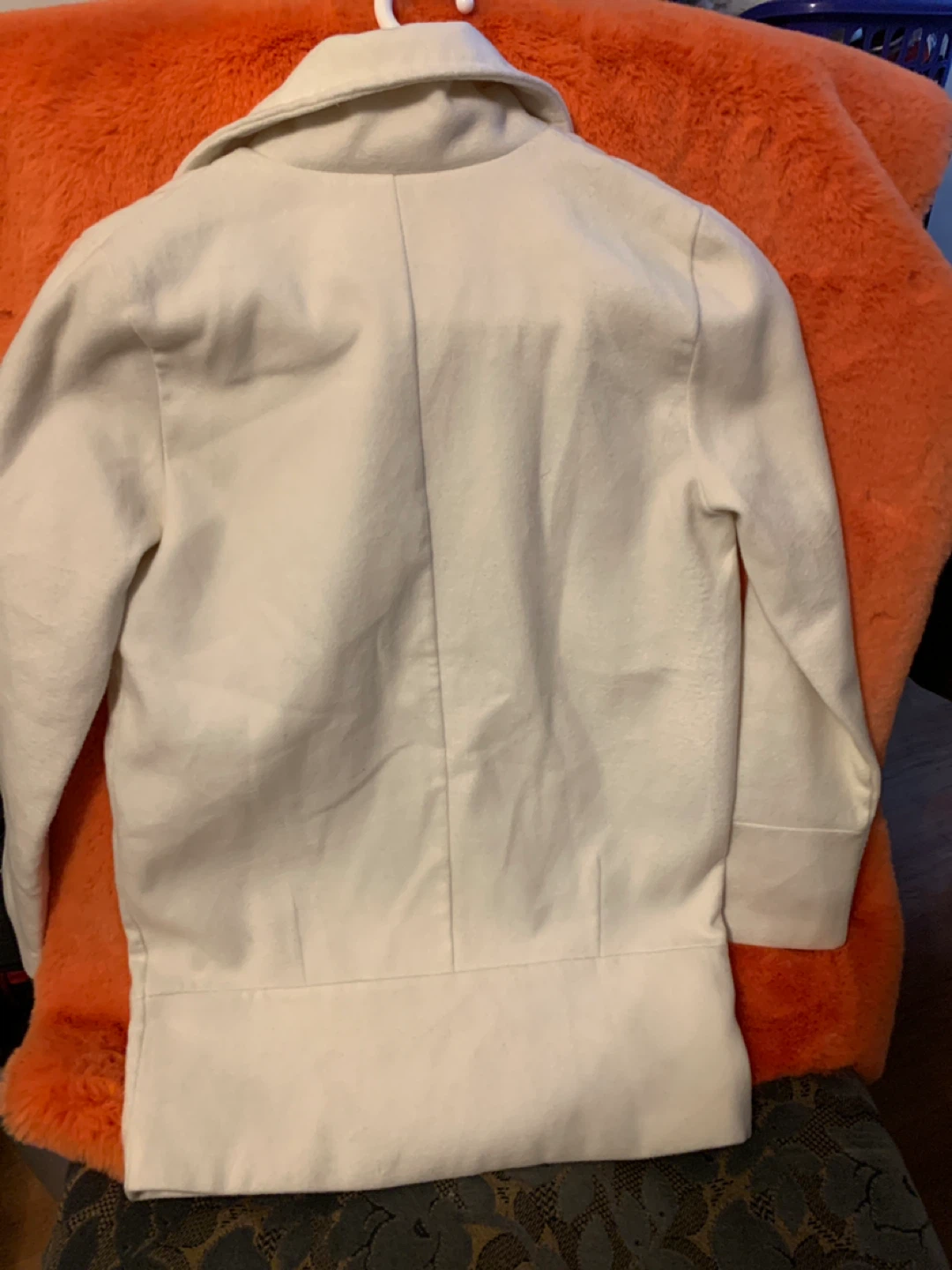 Women's Cream Peacoat, size S - photo 2