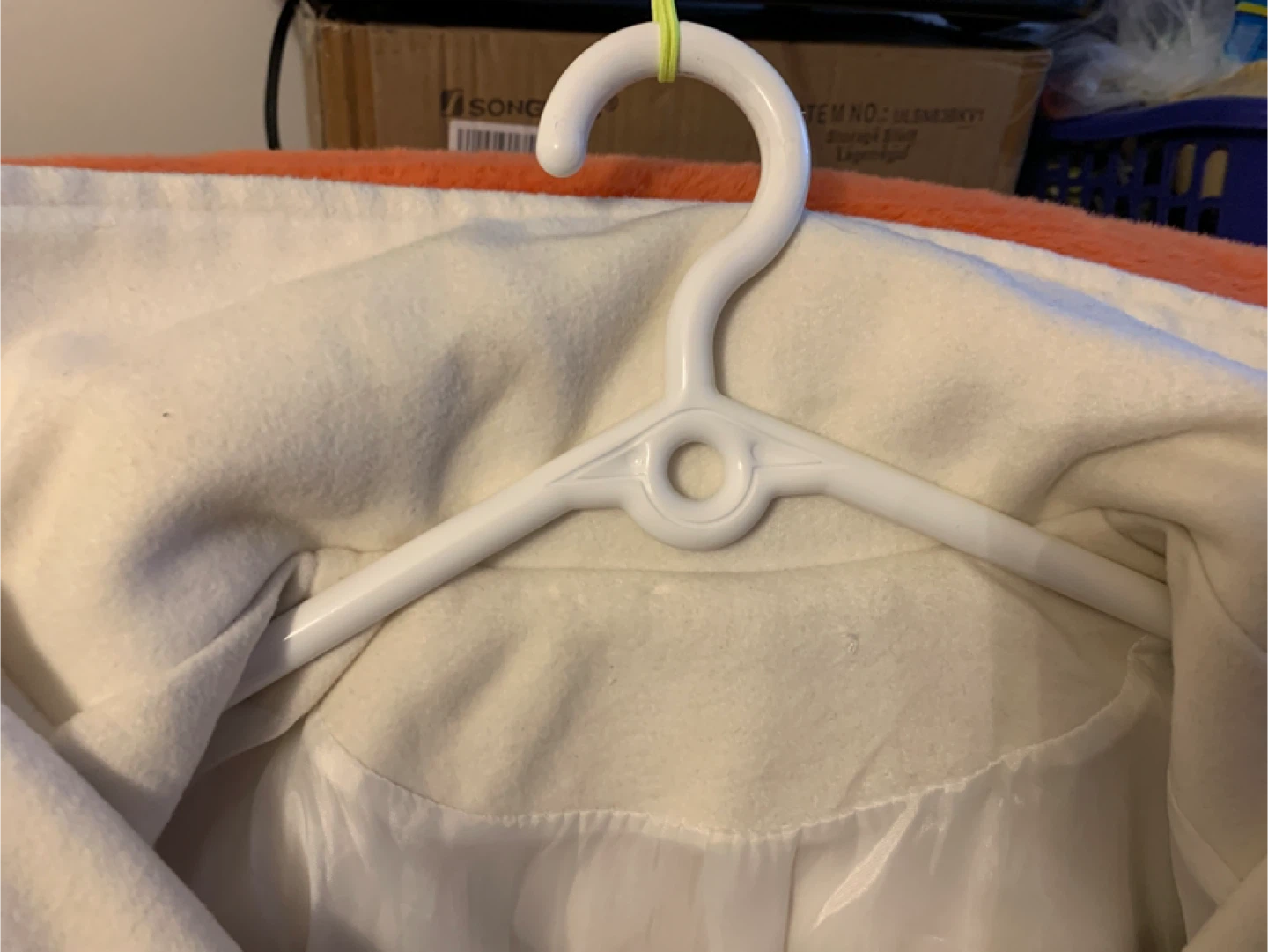 Women's Cream Peacoat, size S - photo 3