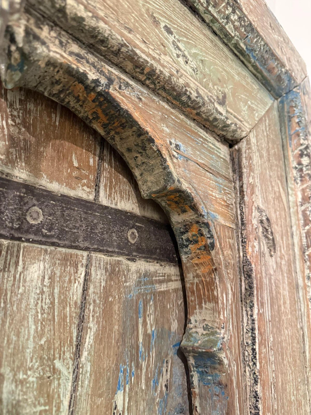 Antique Wooden Carved Door Accent Piece - photo 3