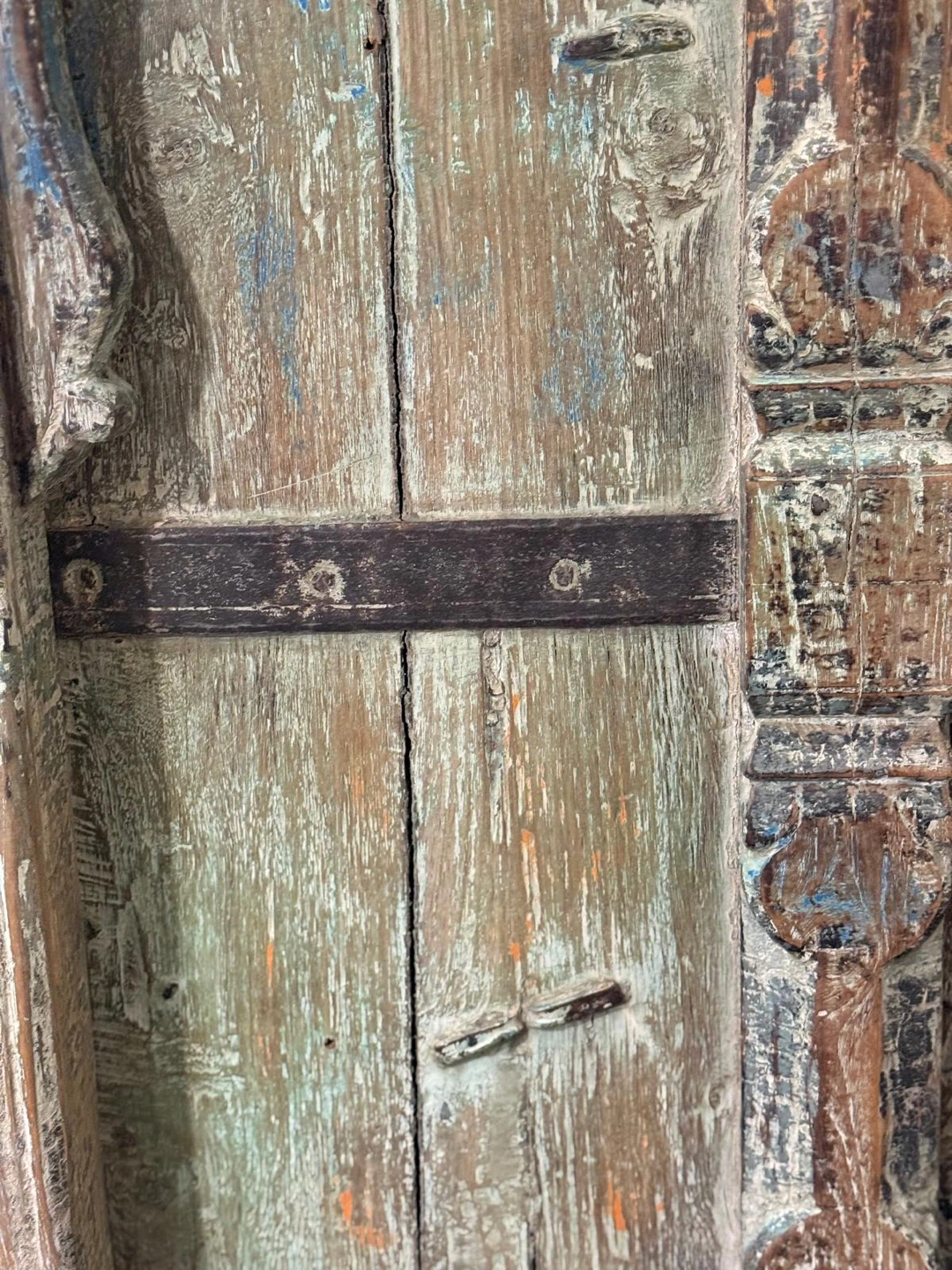 Antique Wooden Carved Door Accent Piece - photo 2