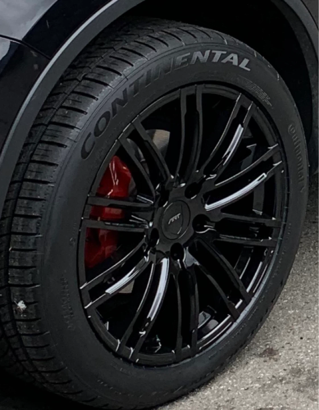 Gloss ART Black Alloy Wheels with Continental Tires 20” - photo 2