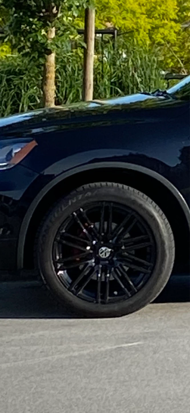 Gloss ART Black Alloy Wheels with Continental Tires 20”