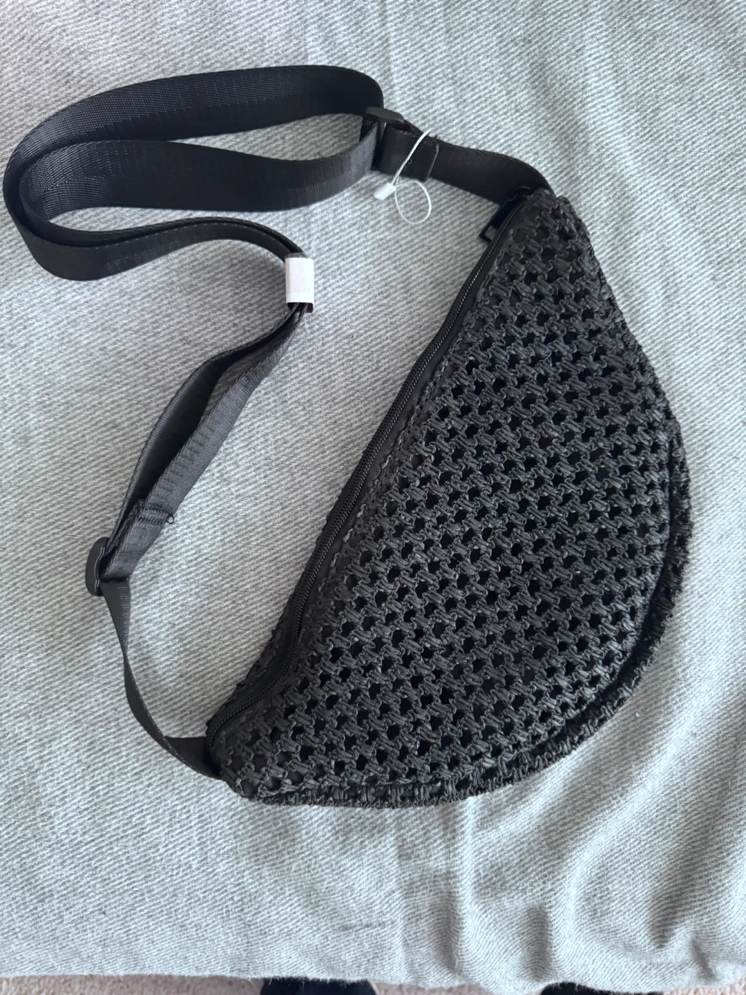 Black Crocheted Fanny Pack - photo 3
