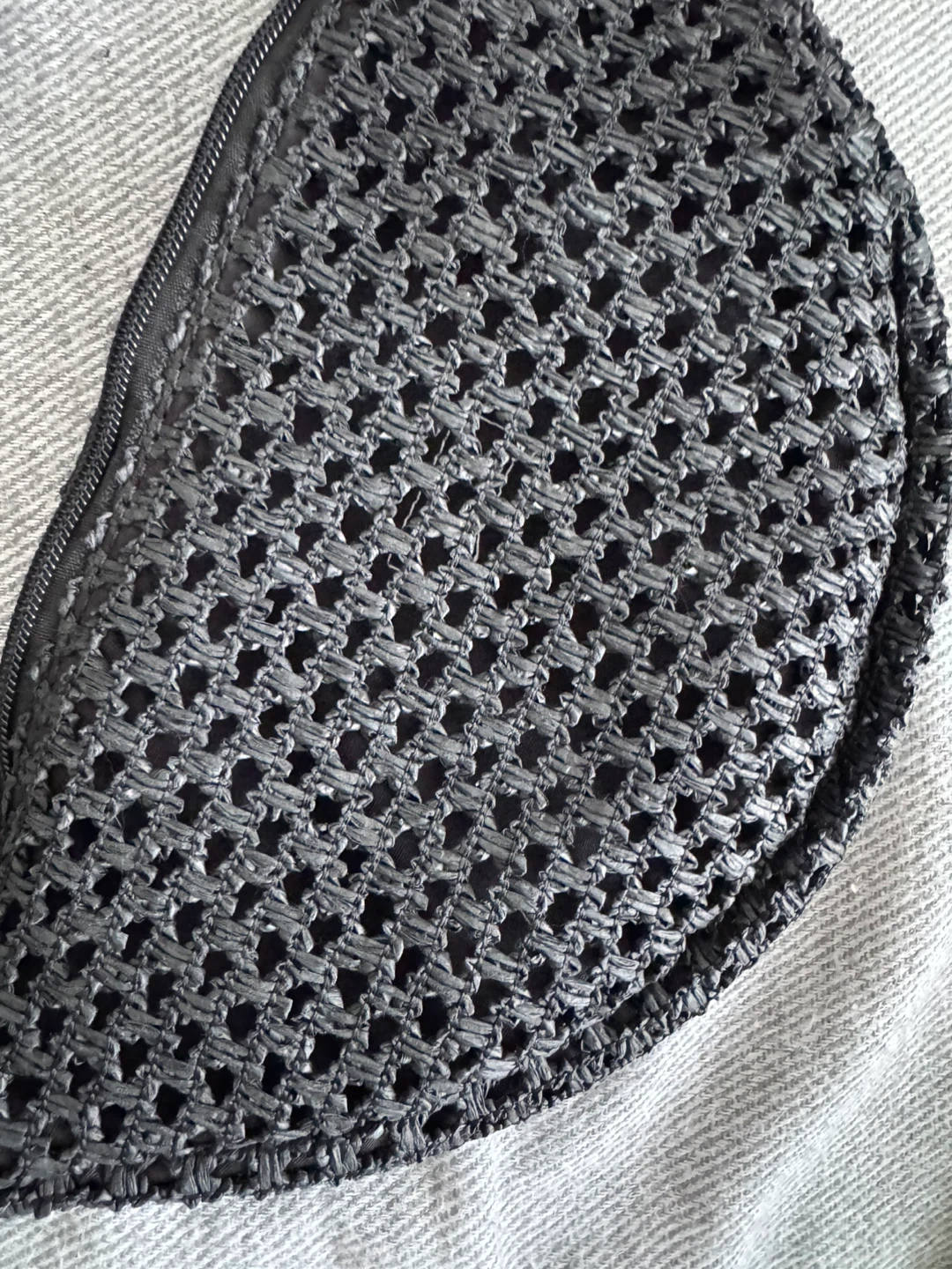 Black Crocheted Fanny Pack - photo 2