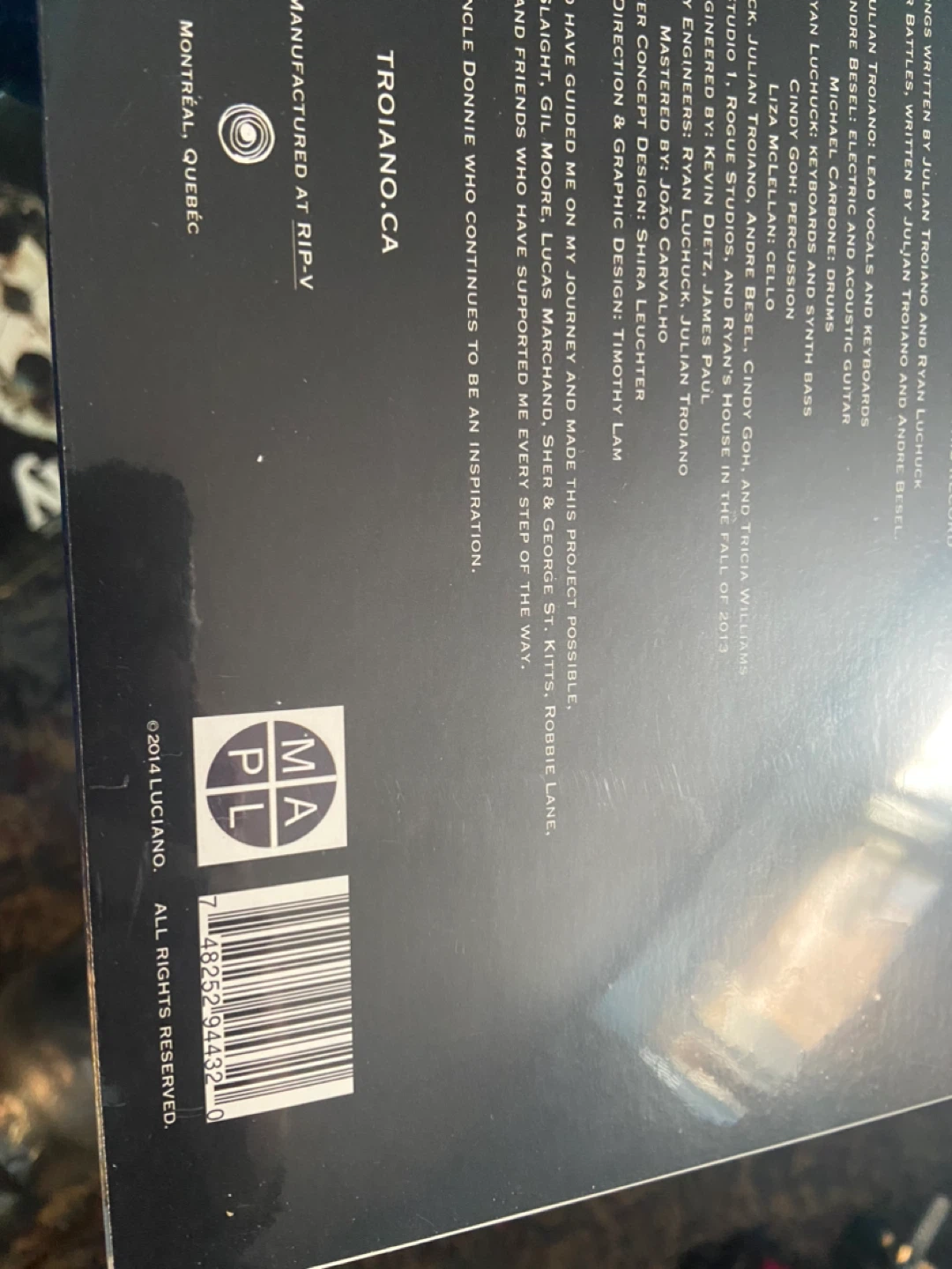 Troiano Inner Battles Vinyl Record - photo 4