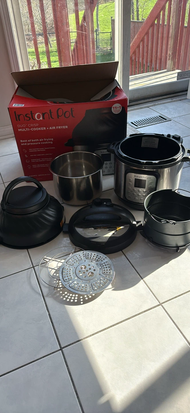 Instant Pot Duo Crisp Multi-Cooker + Air Fryer 6Qt