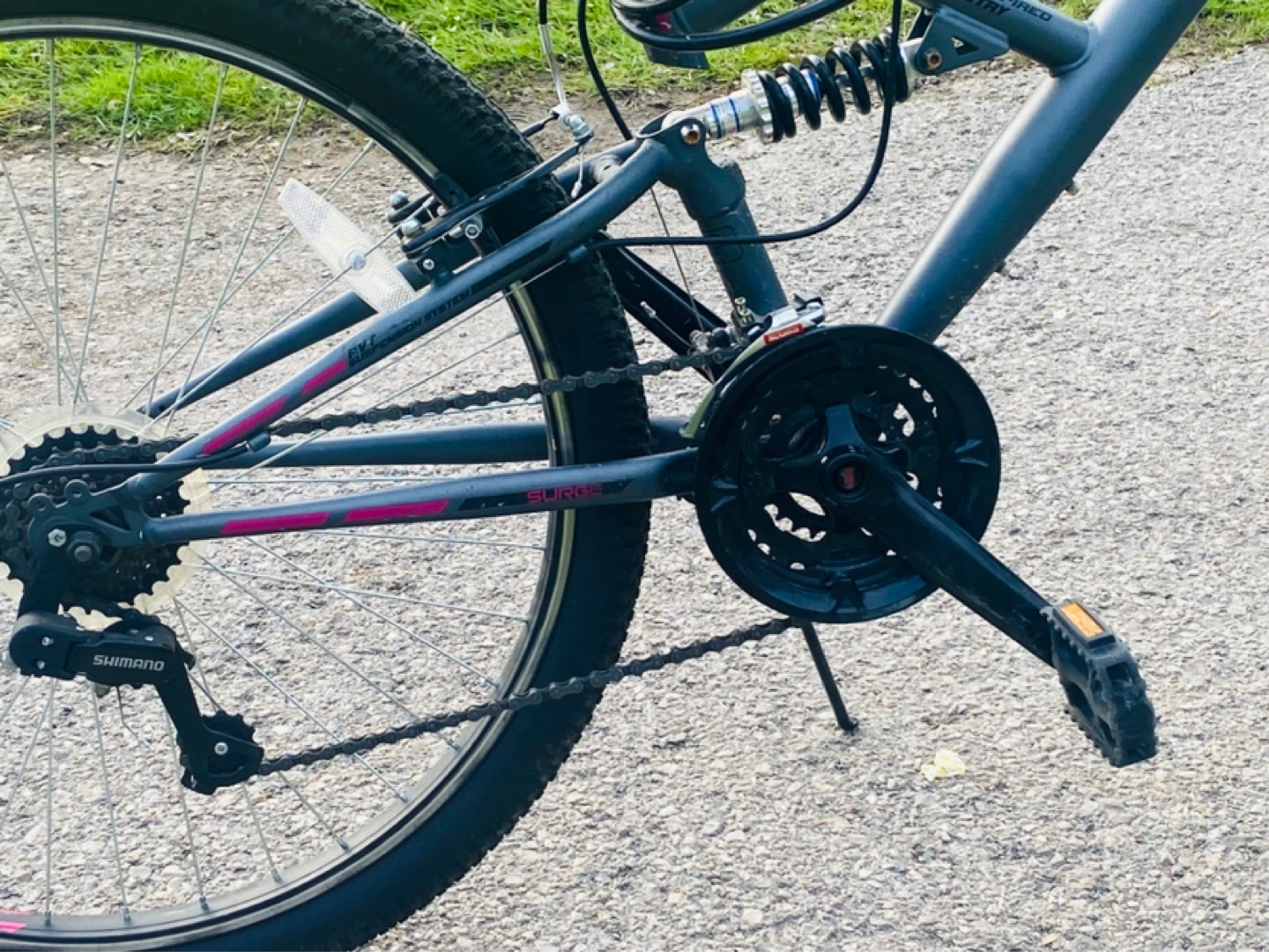 Grey Dual Suspension Mountain Bike - photo 3