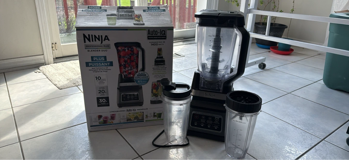 Ninja Professional Plus Blender Duo features Auto-IQ