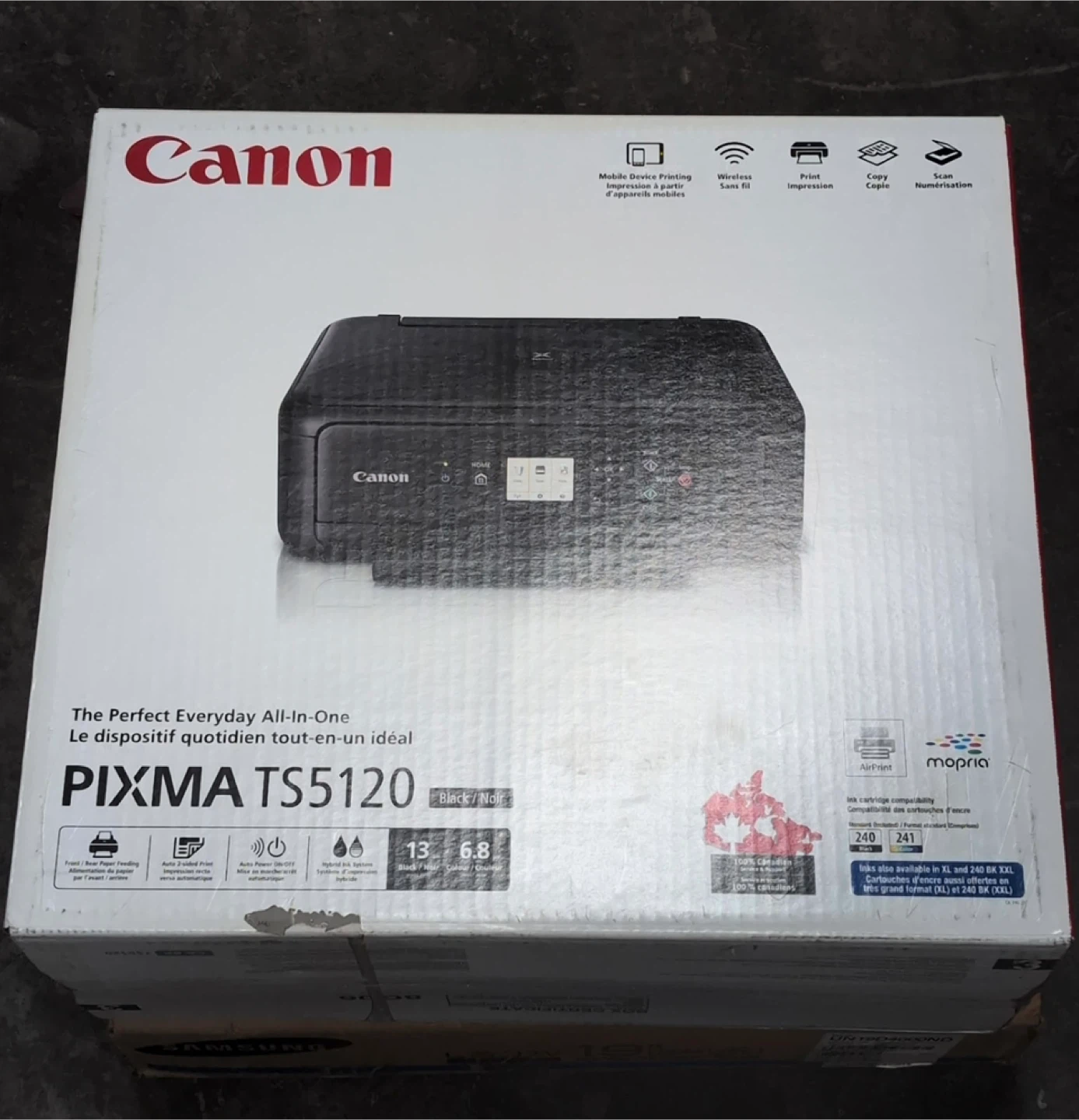 NEW Canon PIXMA TS5120 All-In-One Printer Black