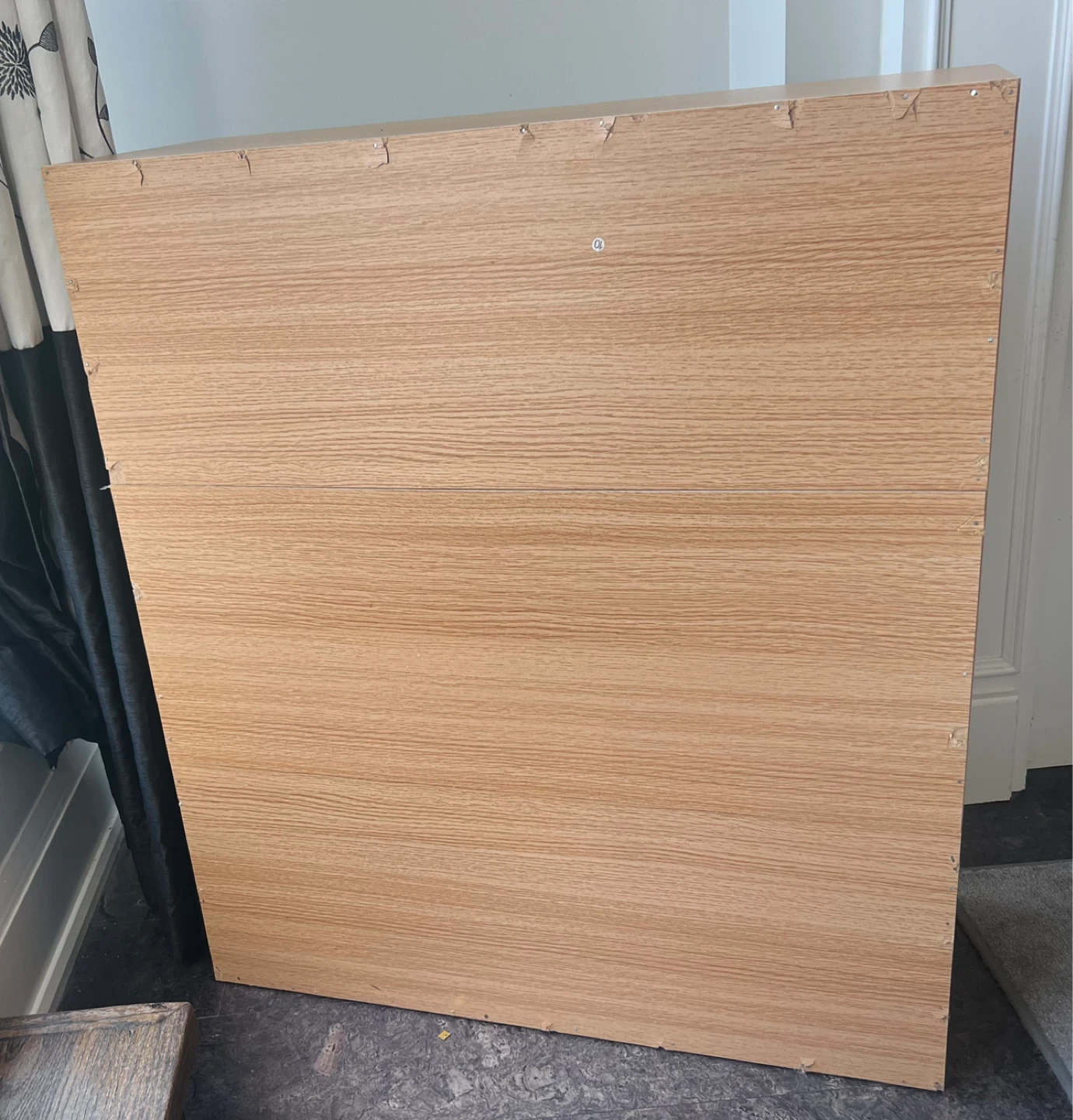 Wood and White Cabinet with Shelving - photo 4