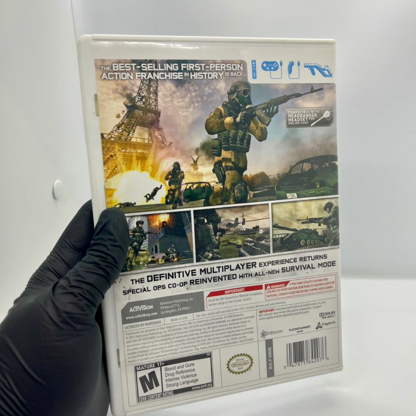 Call of Duty: Modern Warefare 3 Wii CIB- Tested & Working - photo 3
