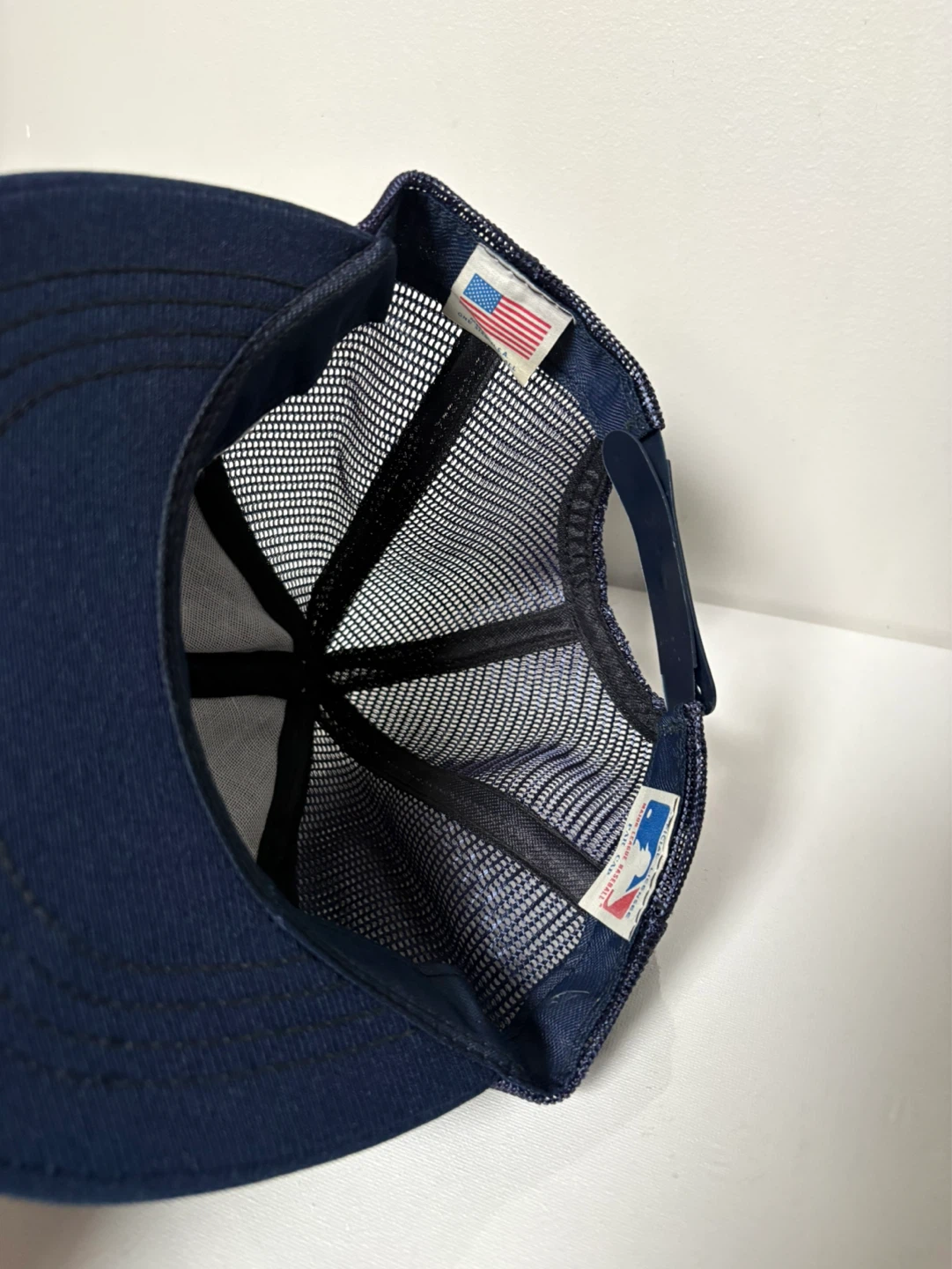 Vintage Chicago White Sox snapback trucker hat 90s MLB starter - photo 3