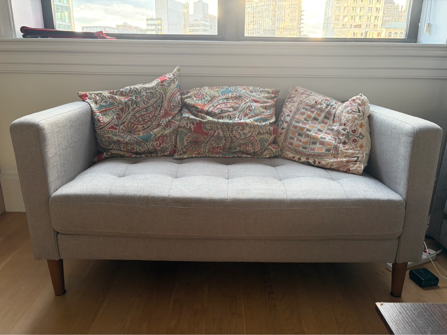 Grey Loveseat in great condition