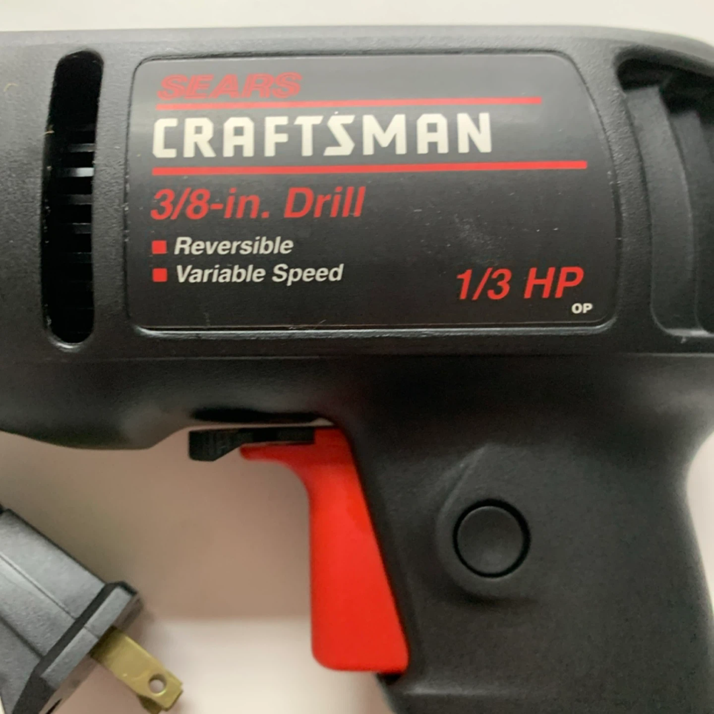 Sears Craftsman 3/8-in. Variable Speed Drill - photo 2