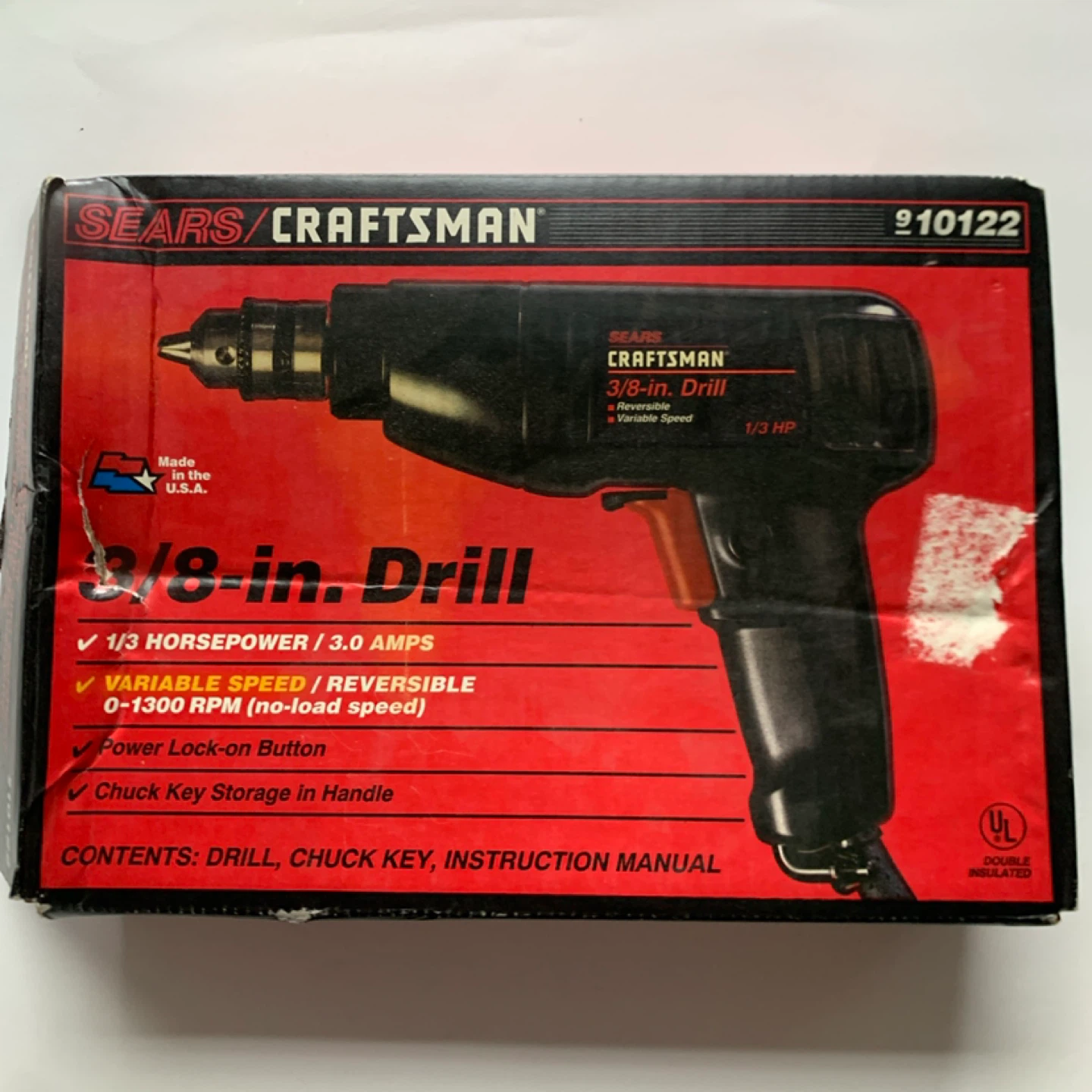 Sears Craftsman 3/8-in. Variable Speed Drill - photo 4