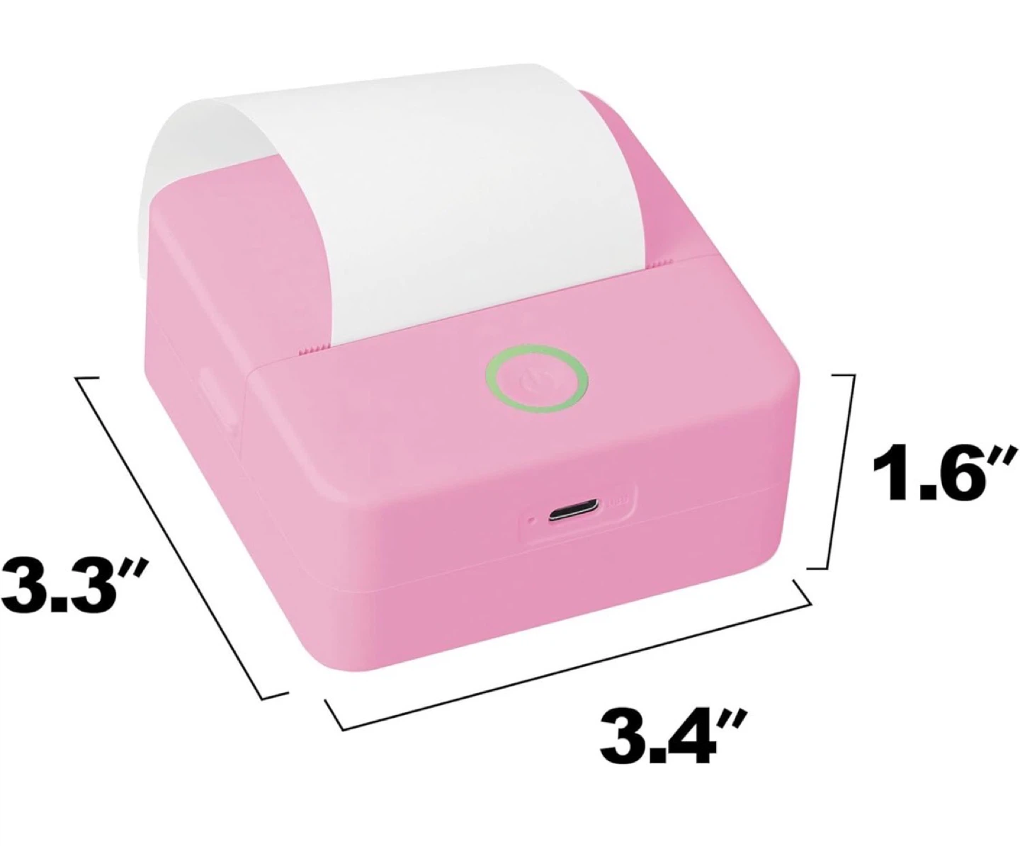 CORE Innovations Wireless Portable Thermal Printer Bundle - Pink - photo 5