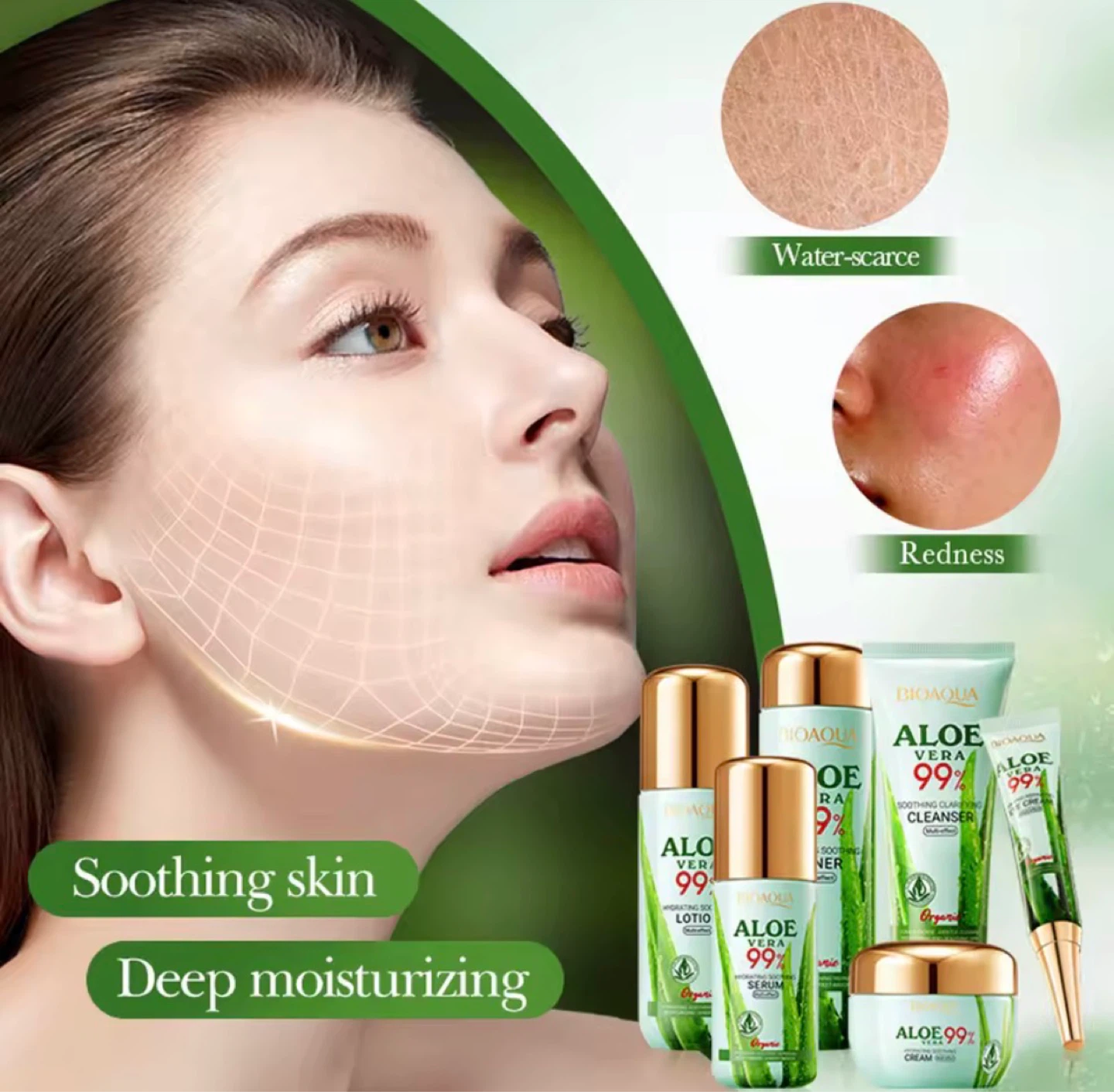 BIOAQUA Aloe Vera 99% Skincare Set - photo 5