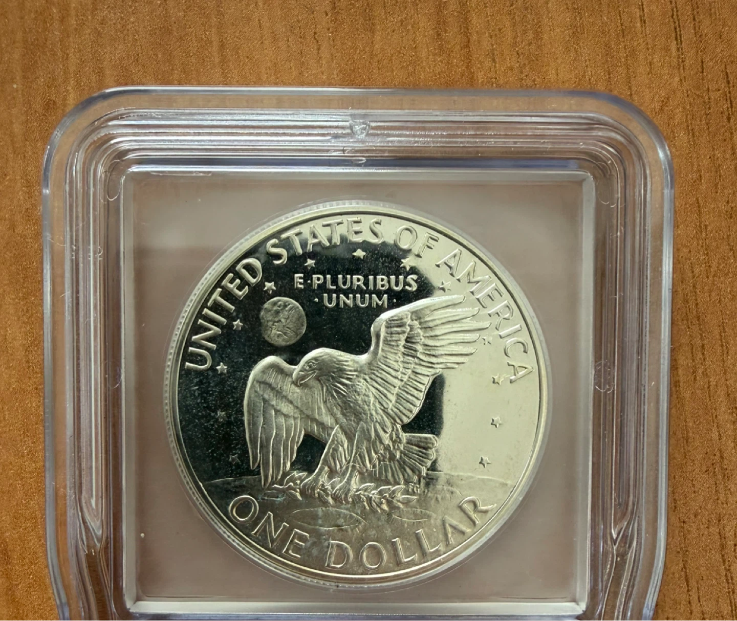 1971-S Eisenhower Dollar Coin - PR70 DCAM - Graded by ICG - photo 2