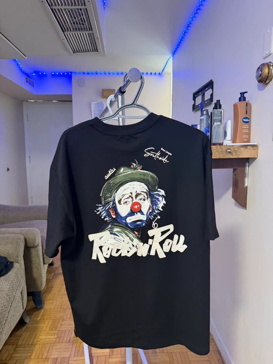 Black Clown Graphic T-Shirt - photo 2